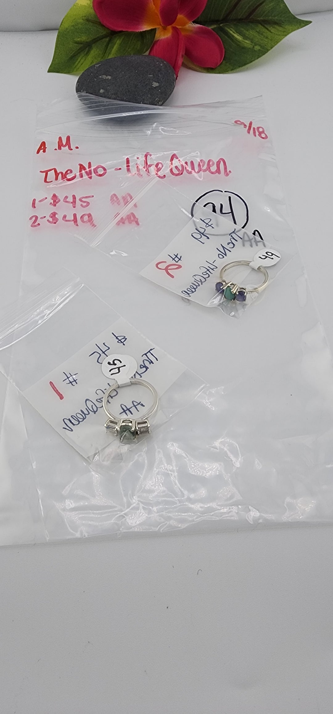 AM SHOW 48HR - RESERVED FOR: TheNo_LifeQueen - 9/18/2025 FL tiktok Live Show - 2 Sterling Silver Items