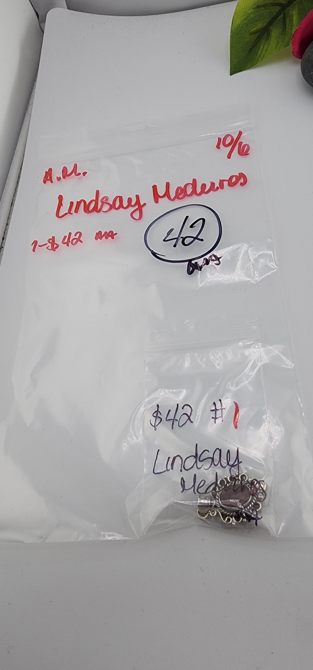 AM SHOW 48HR RESERVED FOR: Lindsay Medeiros - 10/6/2025 FL tiktok Live Show - 1 Sterling Silver Items