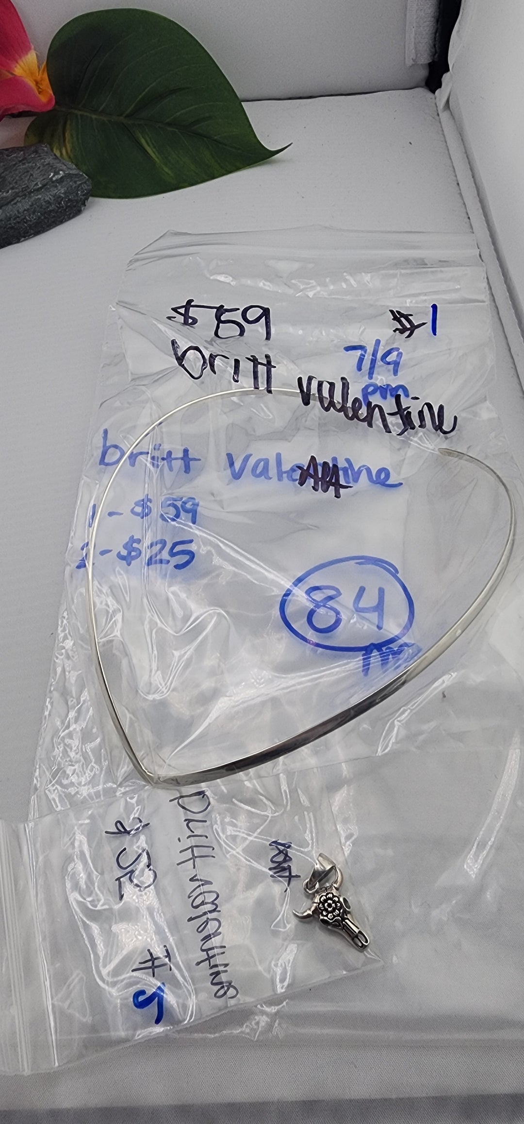PM SHOW 48HR - RESERVED FOR: britt valentine - 7/9/2025 FL tiktok Live Show - 2 Sterling Silver Items