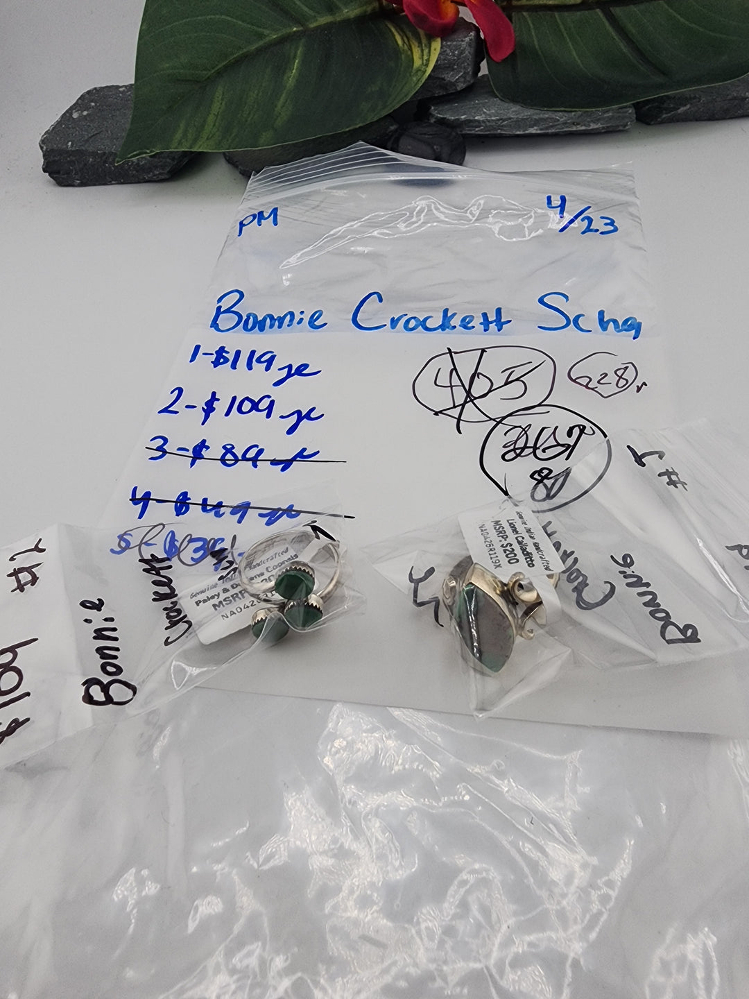 Bonnie Crockett Scha- 4/23/26 PM - 2 925 Sterling Silver Items