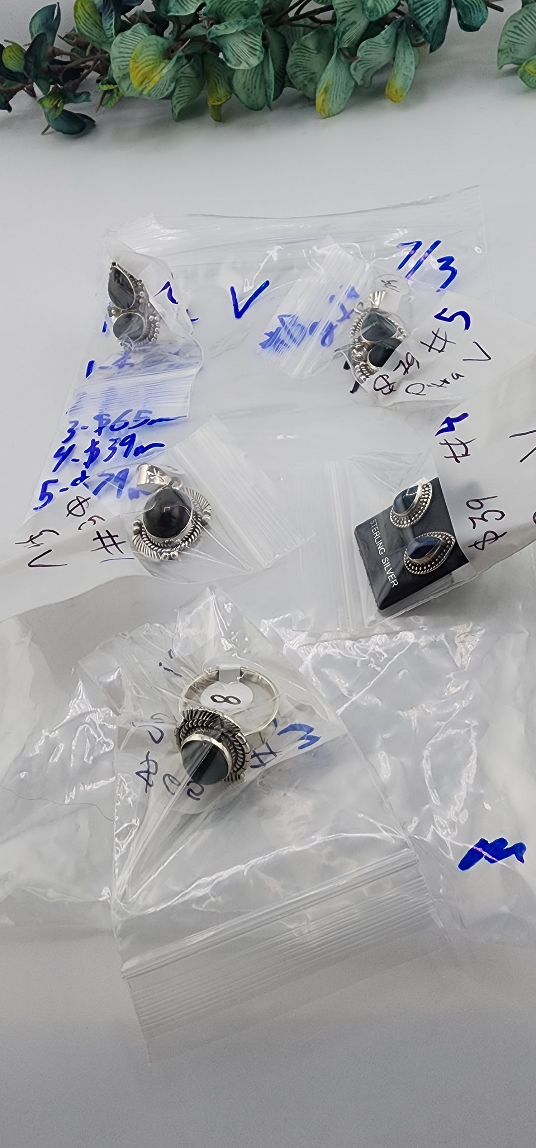 48HR - RESERVED FOR: Petra V - 7/3/2025 FL tiktok Live Show - 5 Sterling Silver Items