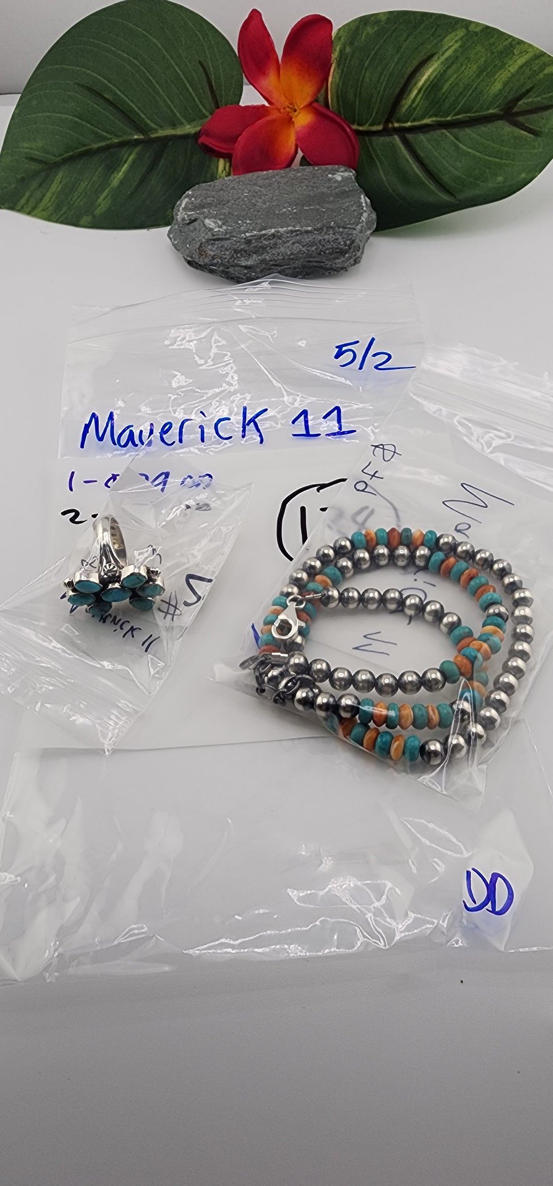 RESERVED FOR:  Maverick 11 - 5/2/2025 tiktok Live Show -2  Sterling Silver Items