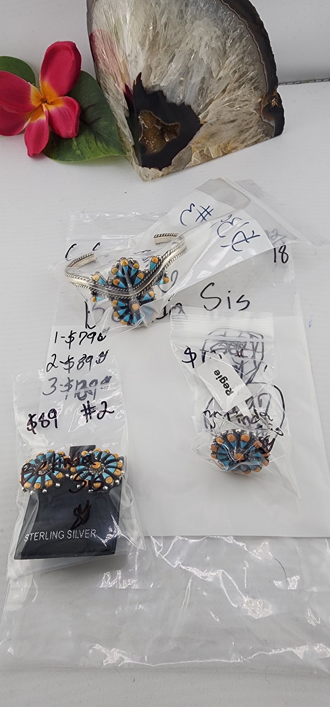 C.S. RESERVED FOR: Belinda Sis - 12/18/2025 FL tiktok Live Show - 3 Sterling Silver Items