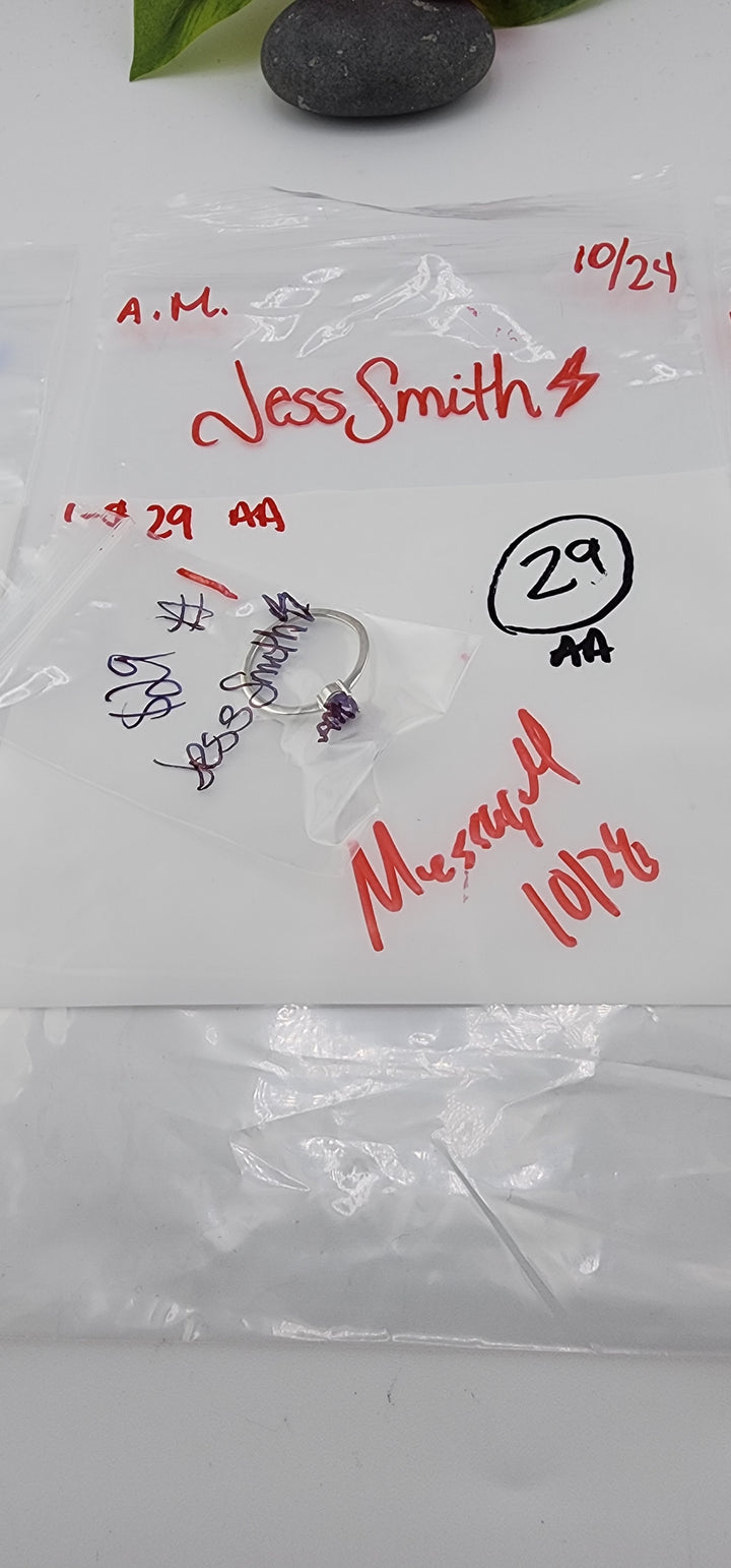 AM SHOW 48HR RESERVED FOR: Jess Smith⚡- 10/24/2025 FL tiktok Live Show - 1 Sterling Silver Items