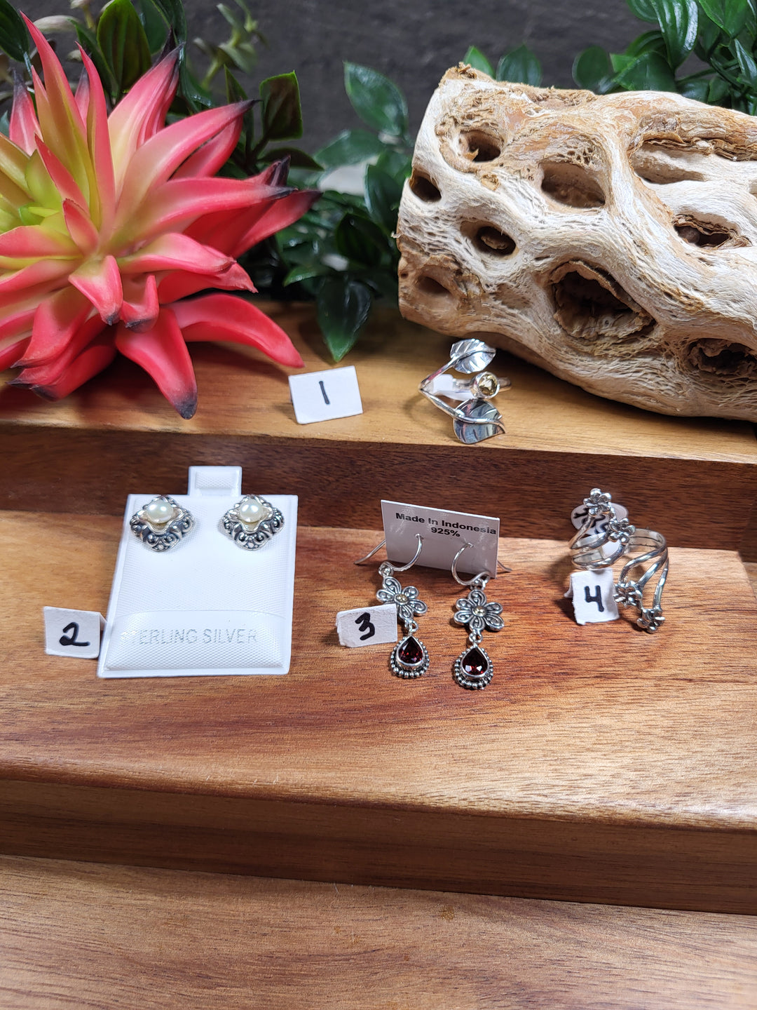 RESERVED FOR: Kina Lee - 9/5/2024 - 4 Sterling Silver Items