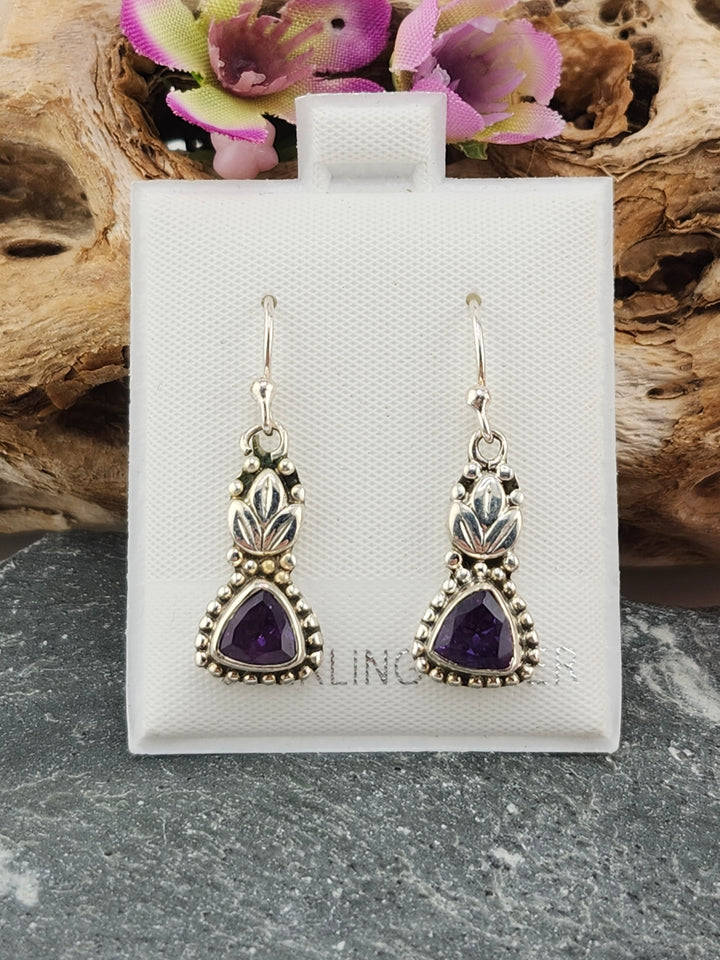 Amethyst Dangle Earrings