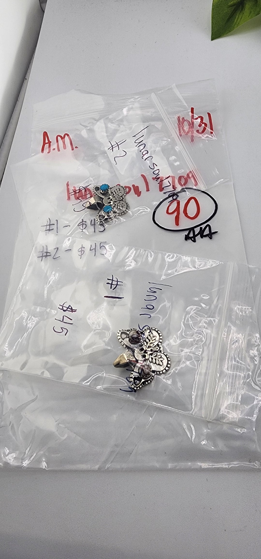 AM SHOW 48HR RESERVED FOR: lunarsoul7709 - 10/31/2025 FL tiktok Live Show - 2 Sterling Silver Items