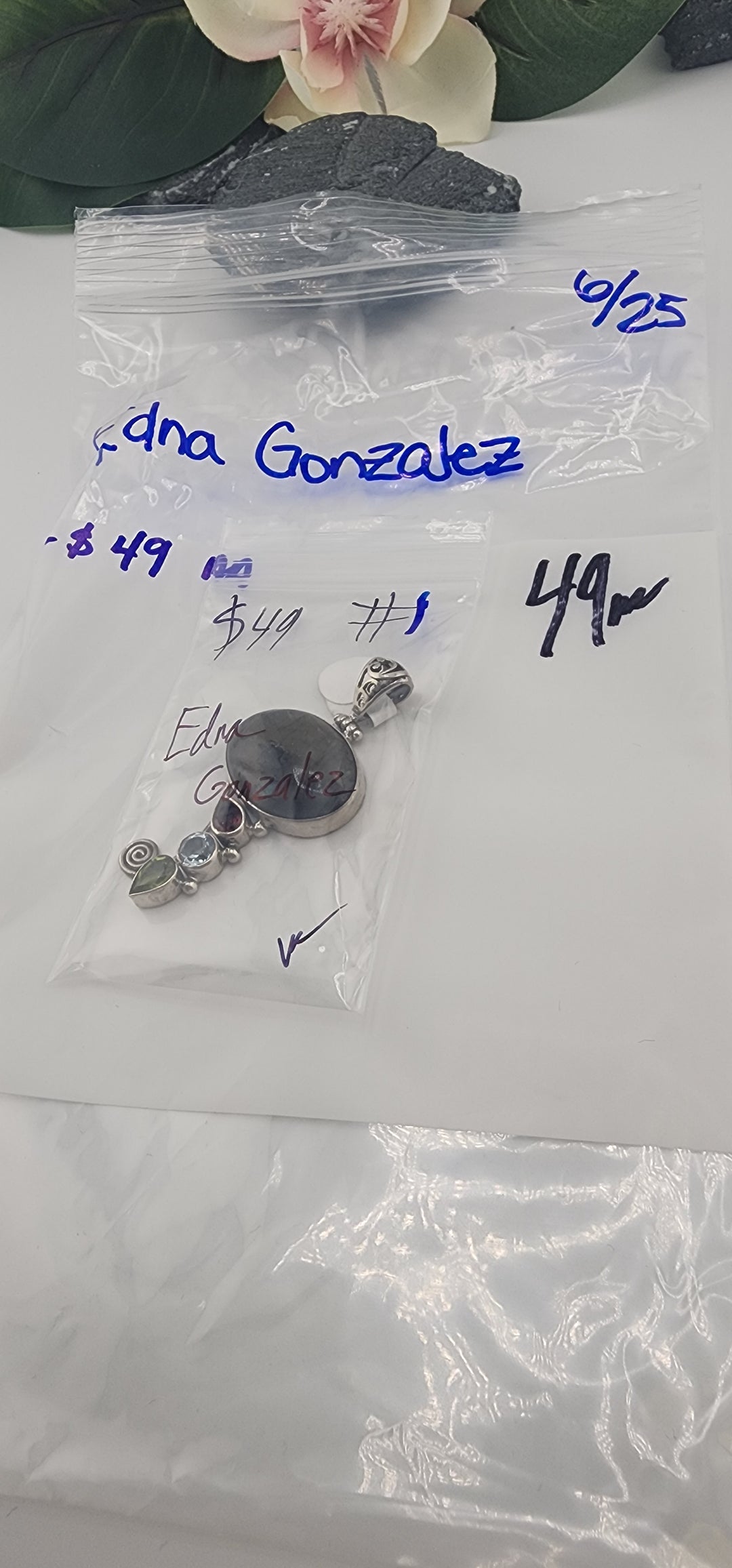 RESERVED FOR: Edna Gonzalez  - 6/25/2025 tiktok Reservation Live Show - 1 Sterling Silver Items