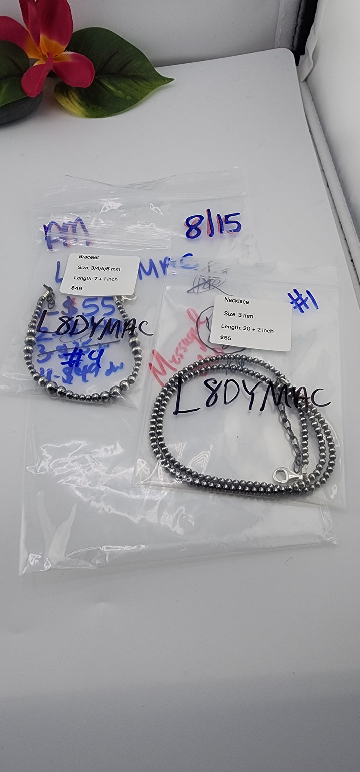 PM SHOW 48HR - RESERVED FOR:  L8DYMAC- 8/15/2025 FL tiktok Live Show - 2 Sterling Silver Items