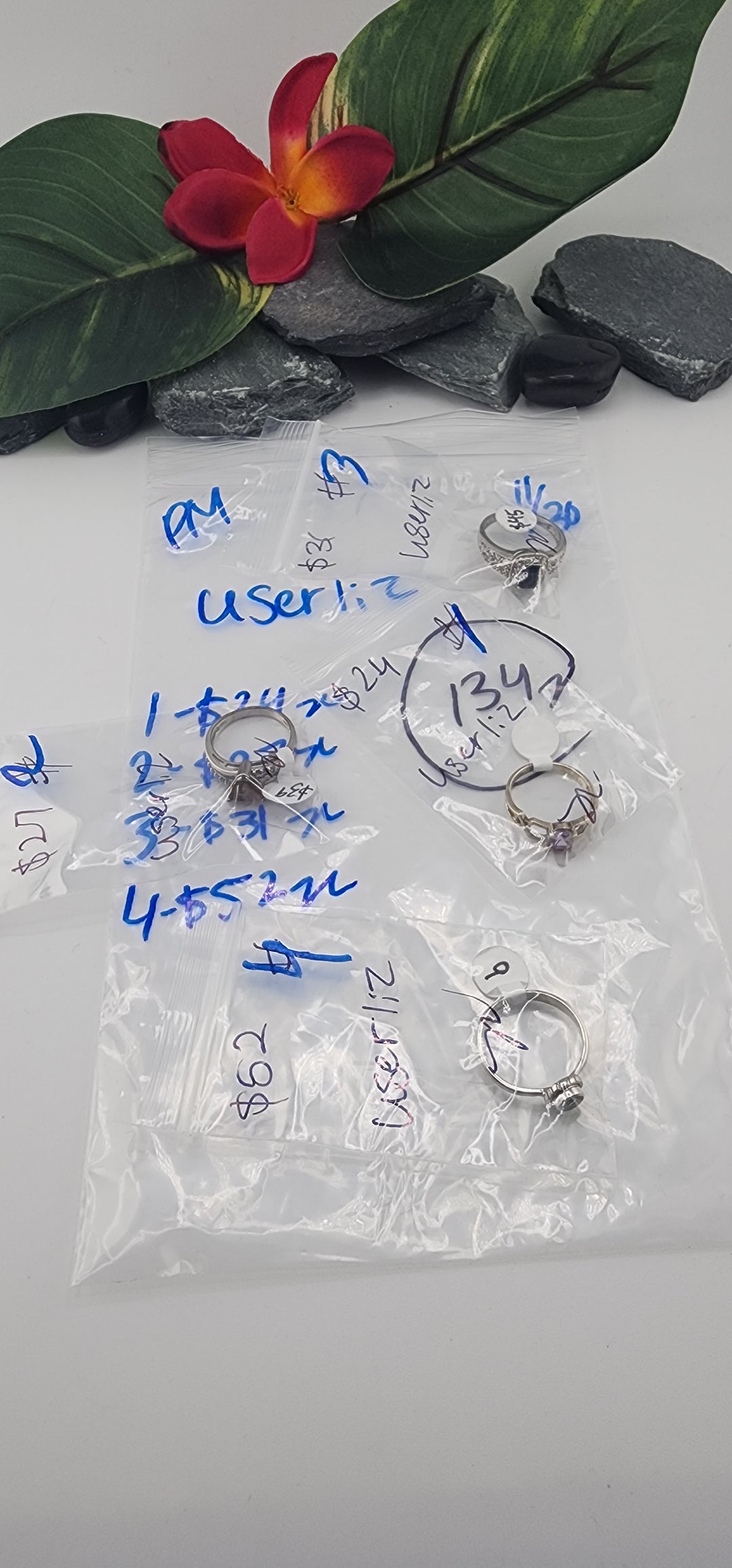 PM SHOW 48HR - RESERVED FOR: userliz - 11/30/2025 tiktok Live Show - 4 Sterling Silver Items