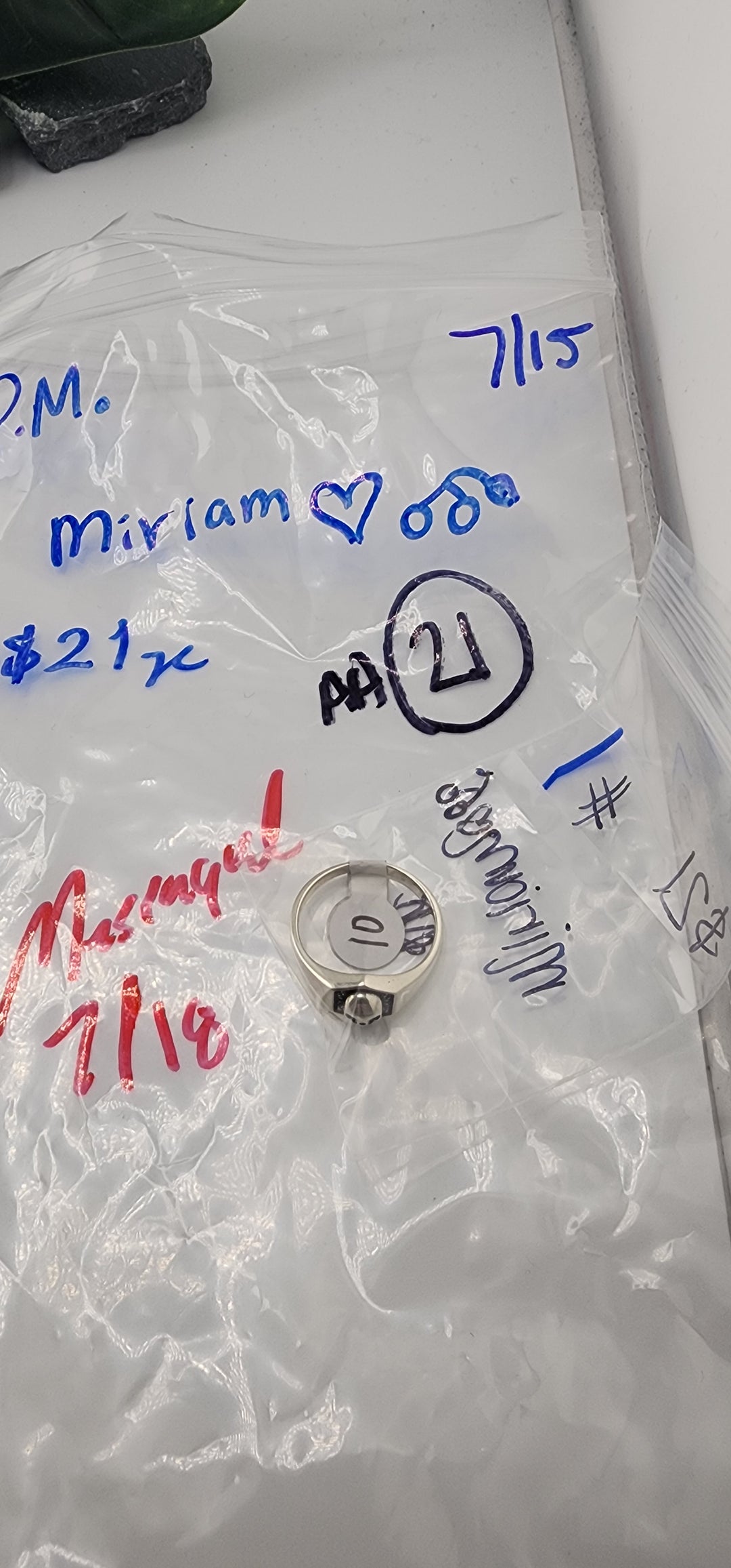 PM SHOW 48HR - RESERVED FOR: miriam ❤️🍒 - 7/15/2025 FL tiktok Live Show - 1 Sterling Silver Items