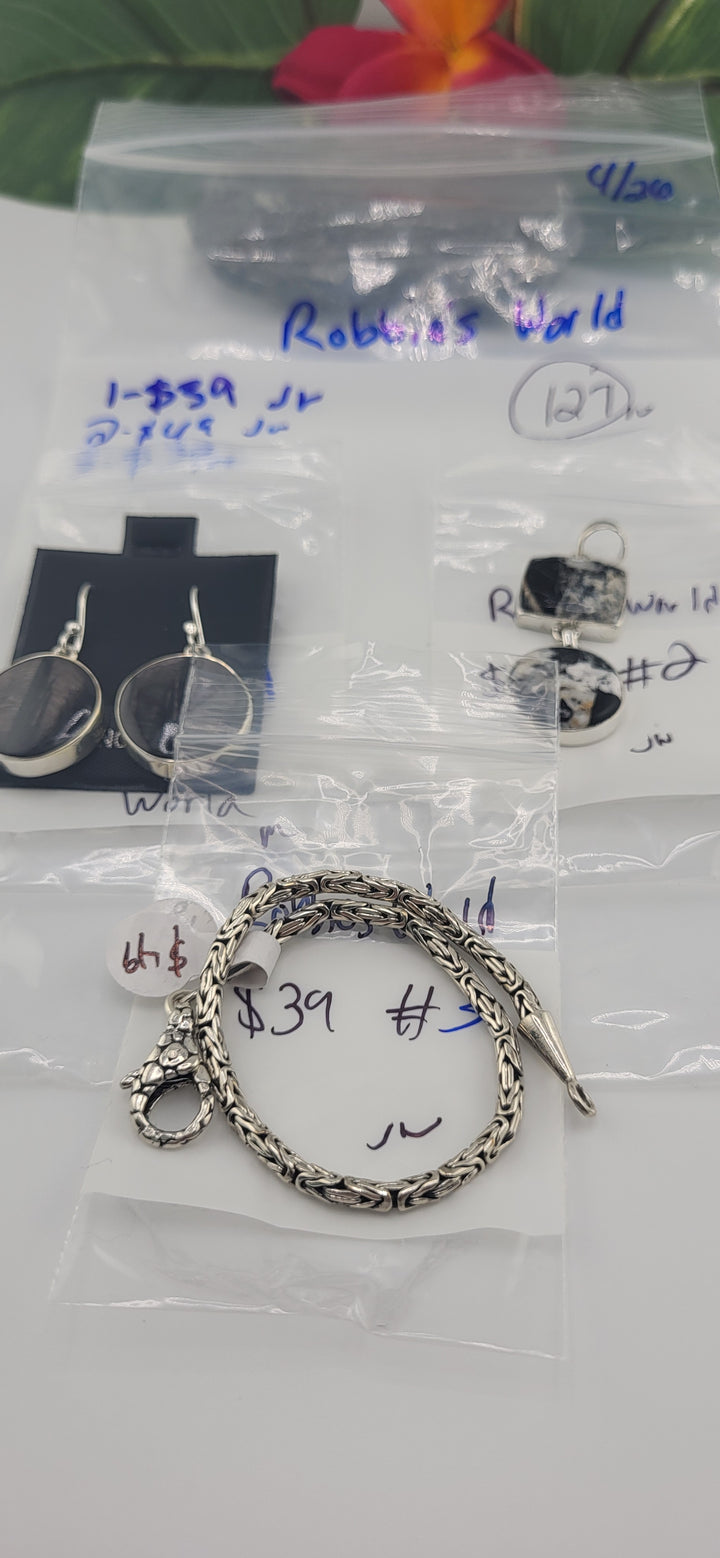 RESERVED FOR:  Robbie's World- 4/26/2025 tiktok Live Show -3  Sterling Silver Items