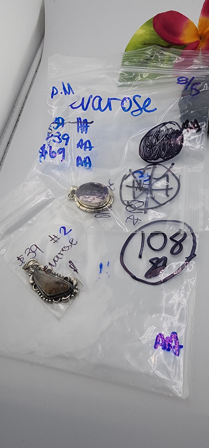 PM SHOW 48HR - RESERVED FOR: evarose - 8/5/2025 FL tiktok Live Show - 2 Sterling Silver Items