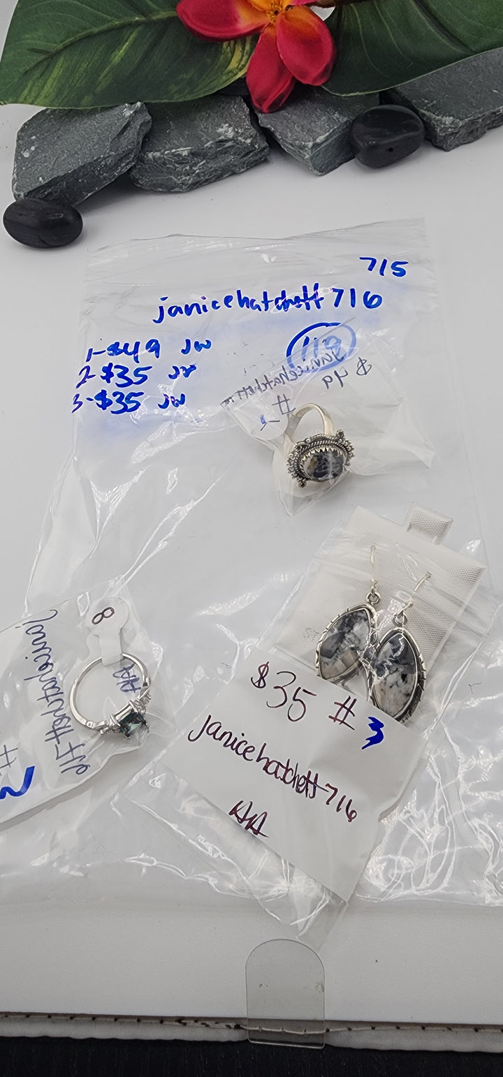 48HR - RESERVED FOR:  janicehatchett716- 7/5/2025 FL tiktok Live Show - 3 Sterling Silver Items