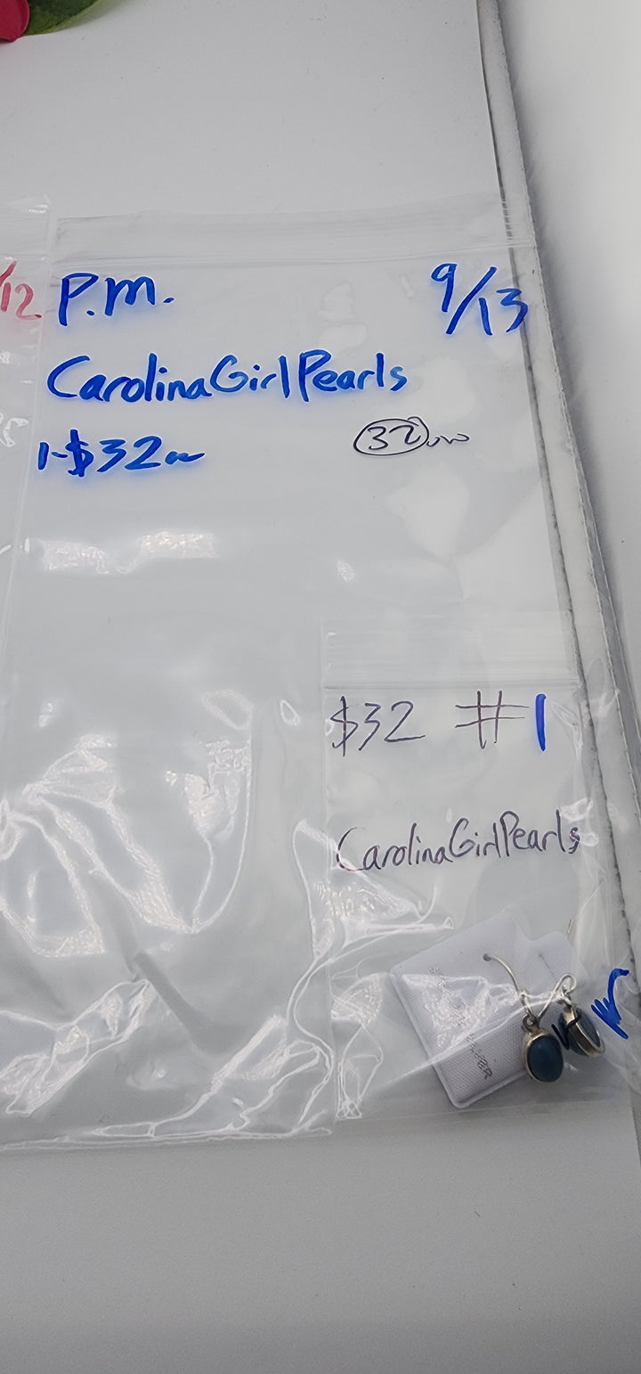 PM SHOW 48HR - RESERVED FOR: CarolinaGirlPearls - 9/13/2025 FL tiktok Live Show - 1 Sterling Silver Items