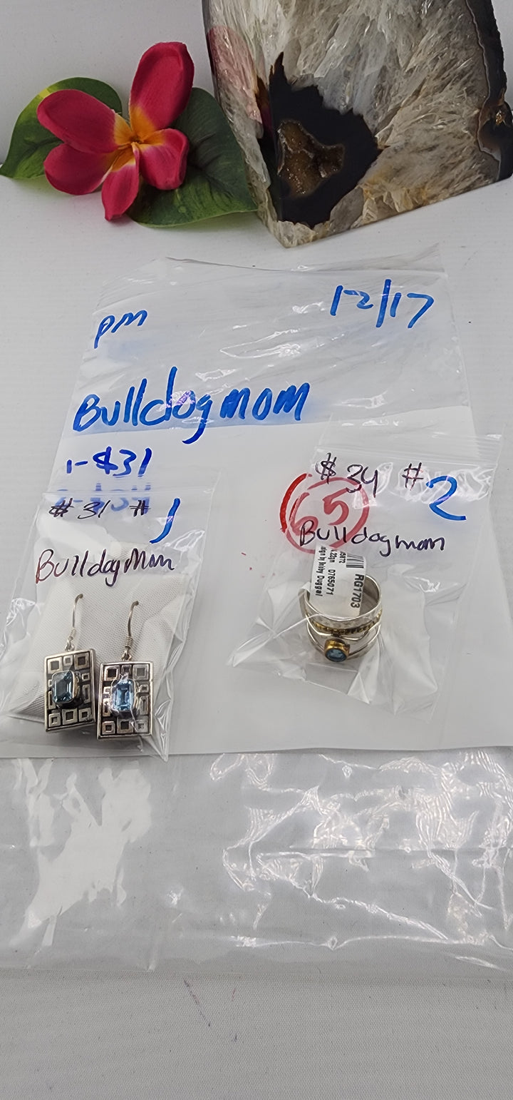 PM SHOW 48HR - RESERVED FOR: Bulldogmom - 12/17/2025 tiktok Live Show - 2 Sterling Silver Items