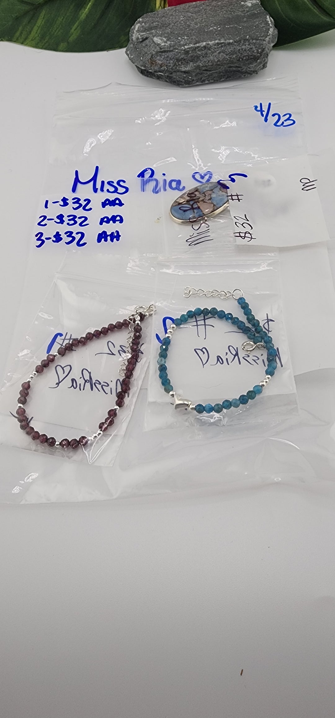 RESERVED FOR: Miss Ria🤍- 4/23/2025 tiktok Live Show - 3 Sterling Silver Items