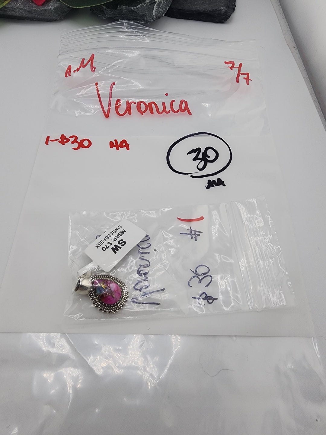 Veronica  - 7/7/26 AM - 1 925 Sterling Silver