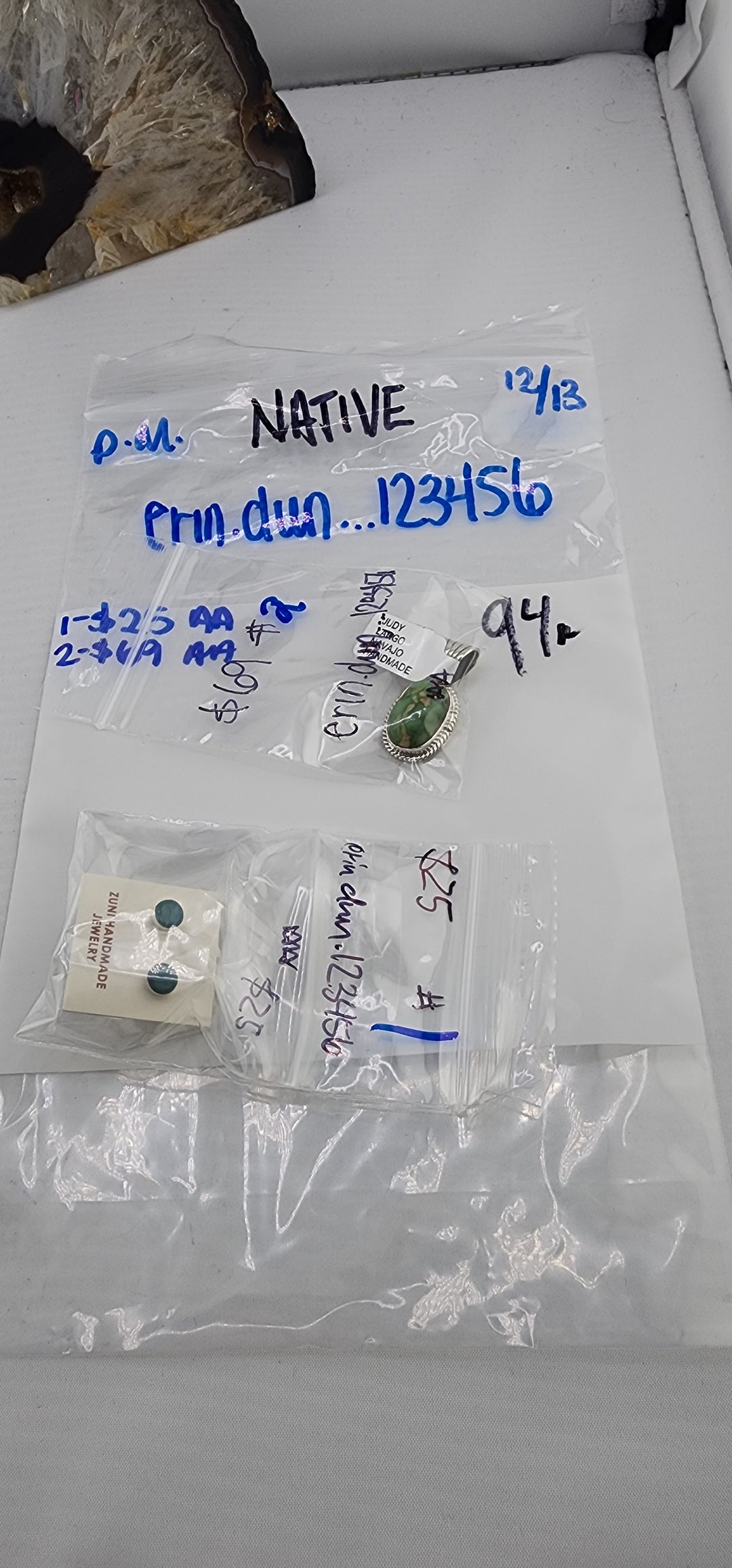 PM NATIVE SHOW 48HR - RESERVED FOR: erin.dun...123456 - 12/13/2025 tiktok Live Show - 2 Sterling Silver Items