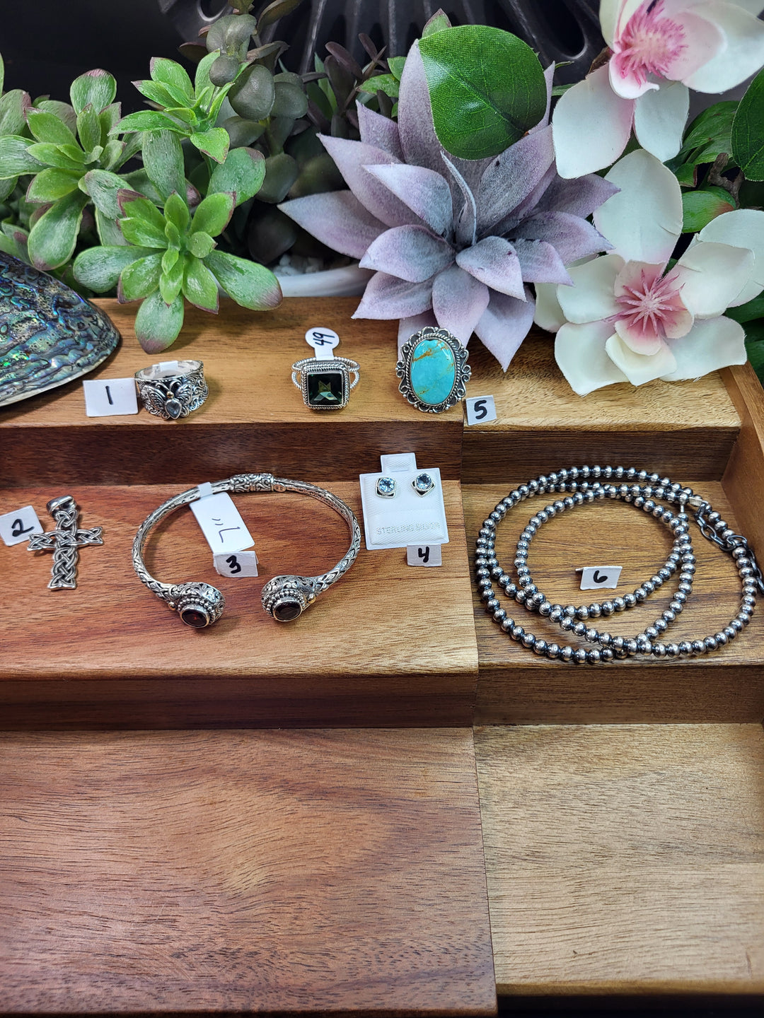RESERVED FOR: Mary Gay Cornell 8/25/24- 7 Sterling Silver Items