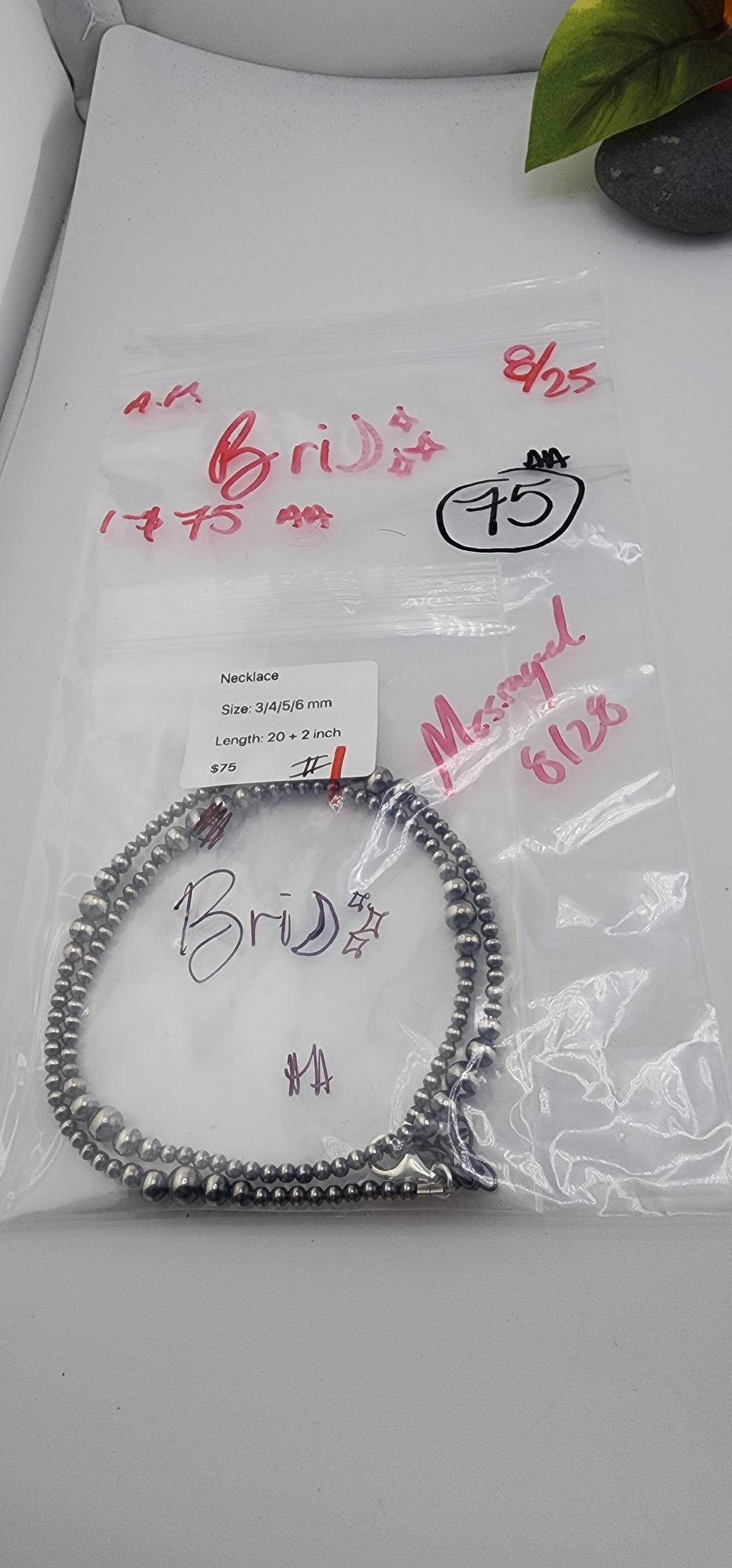 AM SHOW 48HR - RESERVED FOR: Bri🌙✨ - 8/25/2025 FL tiktok Live Show - 1 Sterling Silver Items