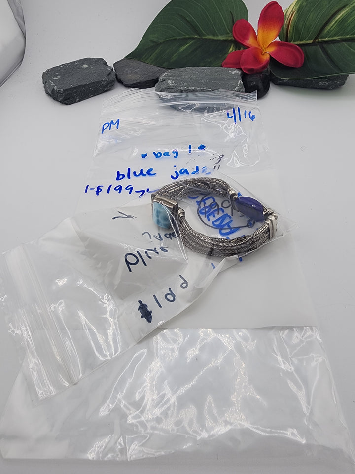 blue jade BAG 1- 4/16/26 PM - 1 925 Sterling Silver Items