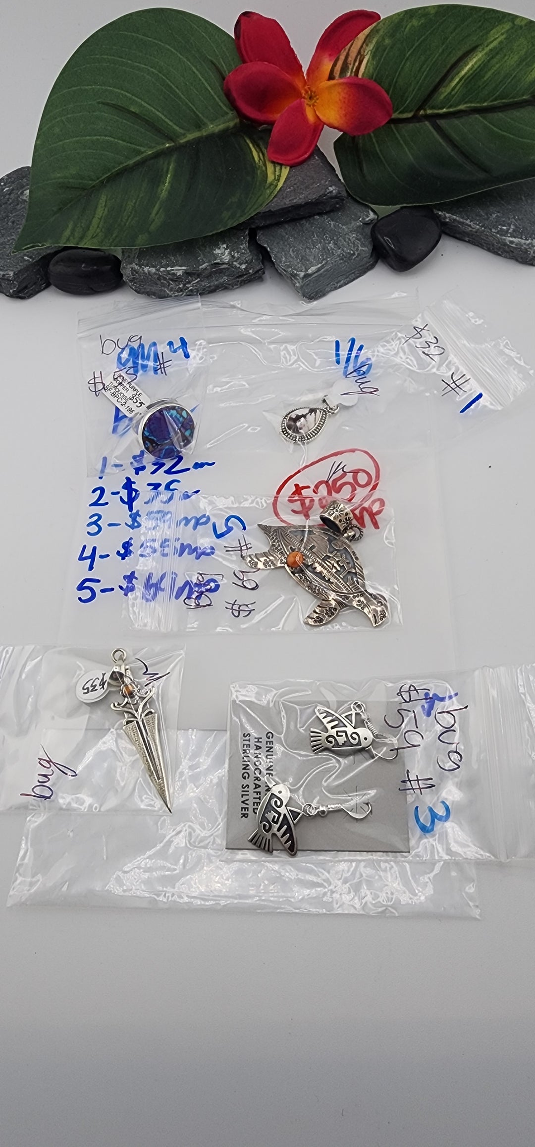 PM SHOW 48HR - RESERVED FOR: bug - 1/6/2026 tiktok Live Show - 5 Sterling Silver Items