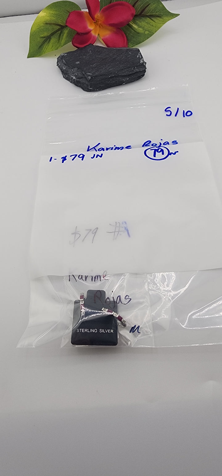 RESERVED FOR:  Karime Rojas- 5/10/2025 tiktok Live Show -1  Sterling Silver Items