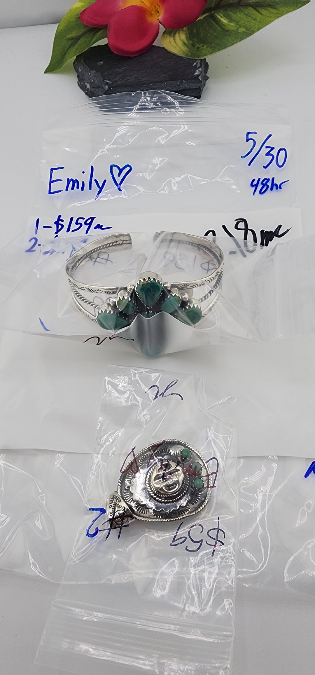 RESERVED FOR: Emily💚 - 5/30/2025 tiktok Live Show - 2 Sterling Silver Items