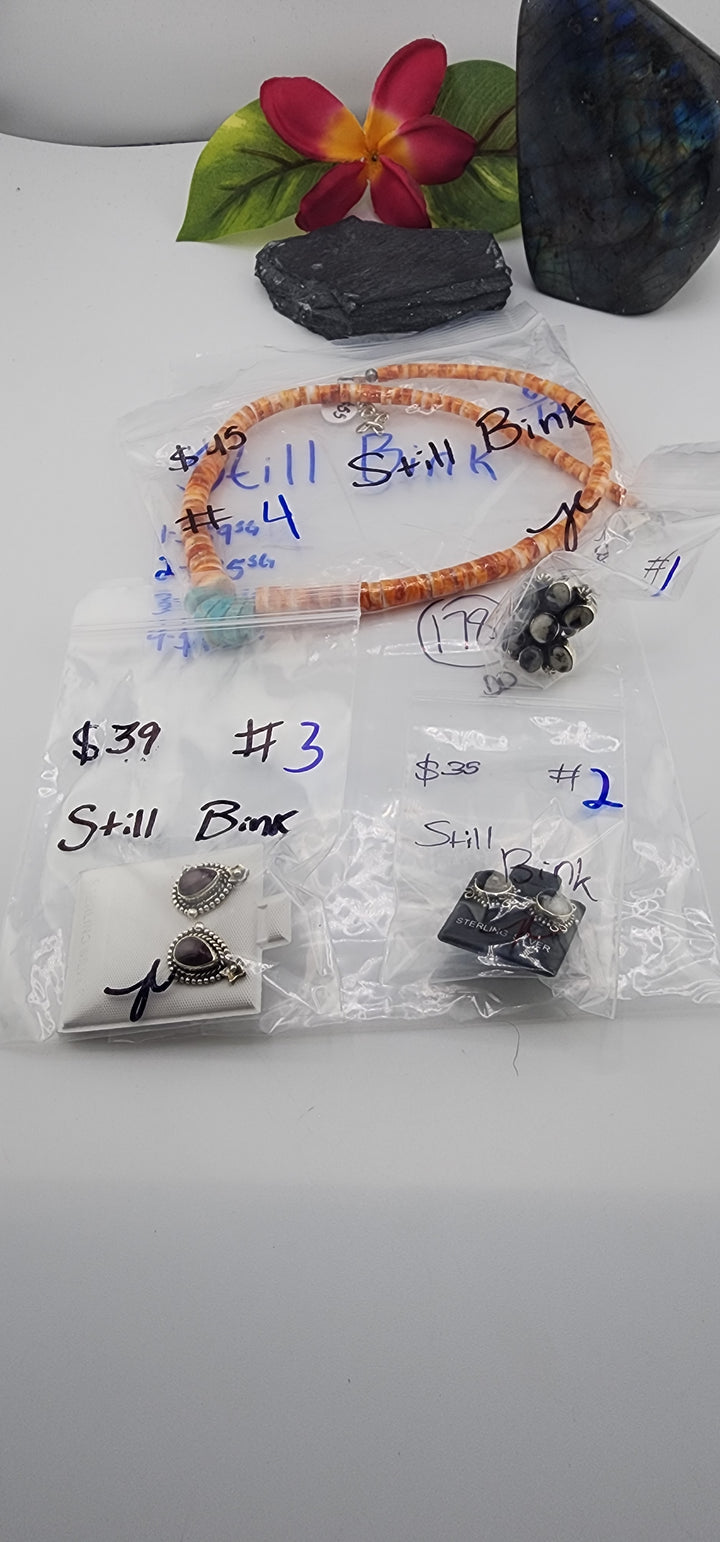 RESERVED FOR: Still Bink - 6/12/2025 tiktok Reservation Live Show - 4 Sterling Silver Items