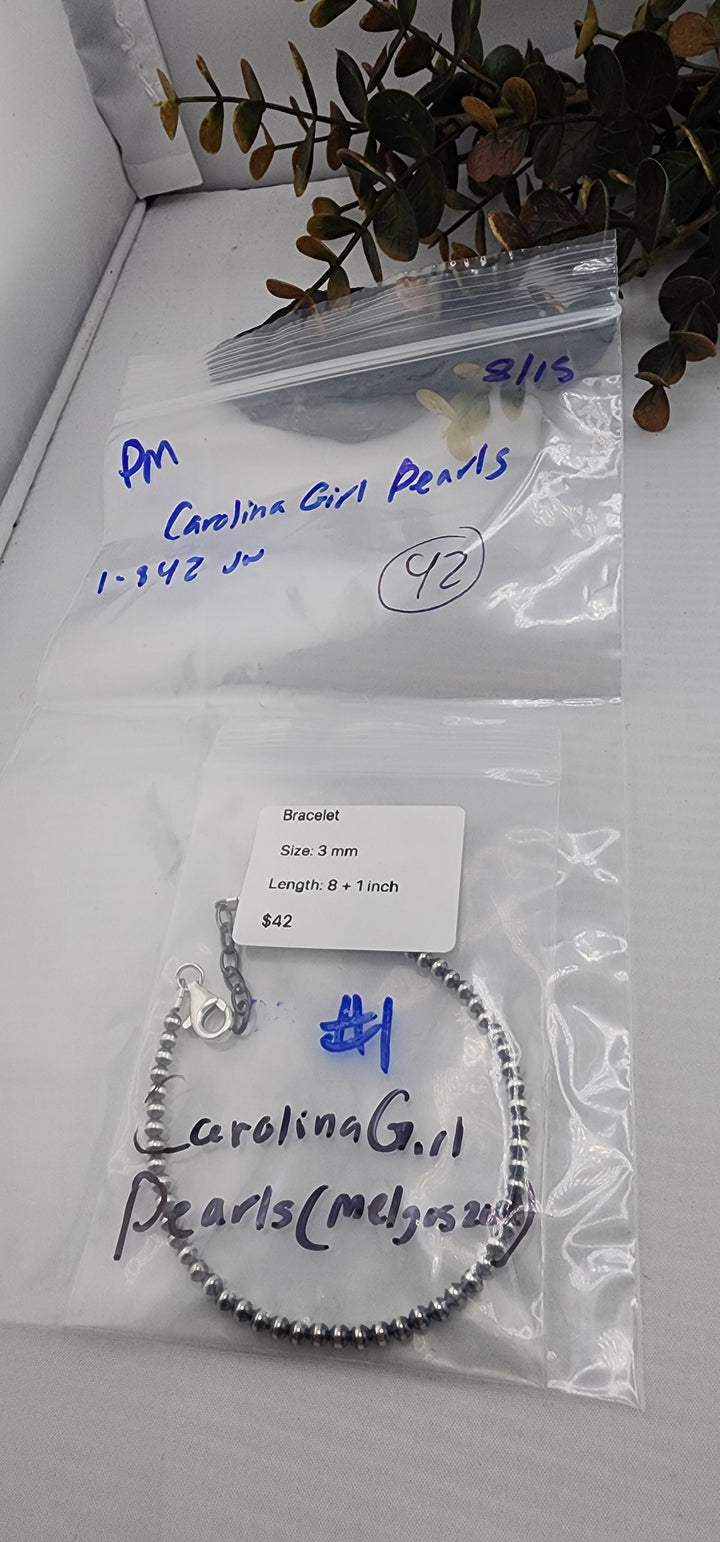 PM SHOW 48HR - RESERVED FOR:  CarolinaGirlPearls- 8/15/2025 FL tiktok Live Show -1  Sterling Silver Items