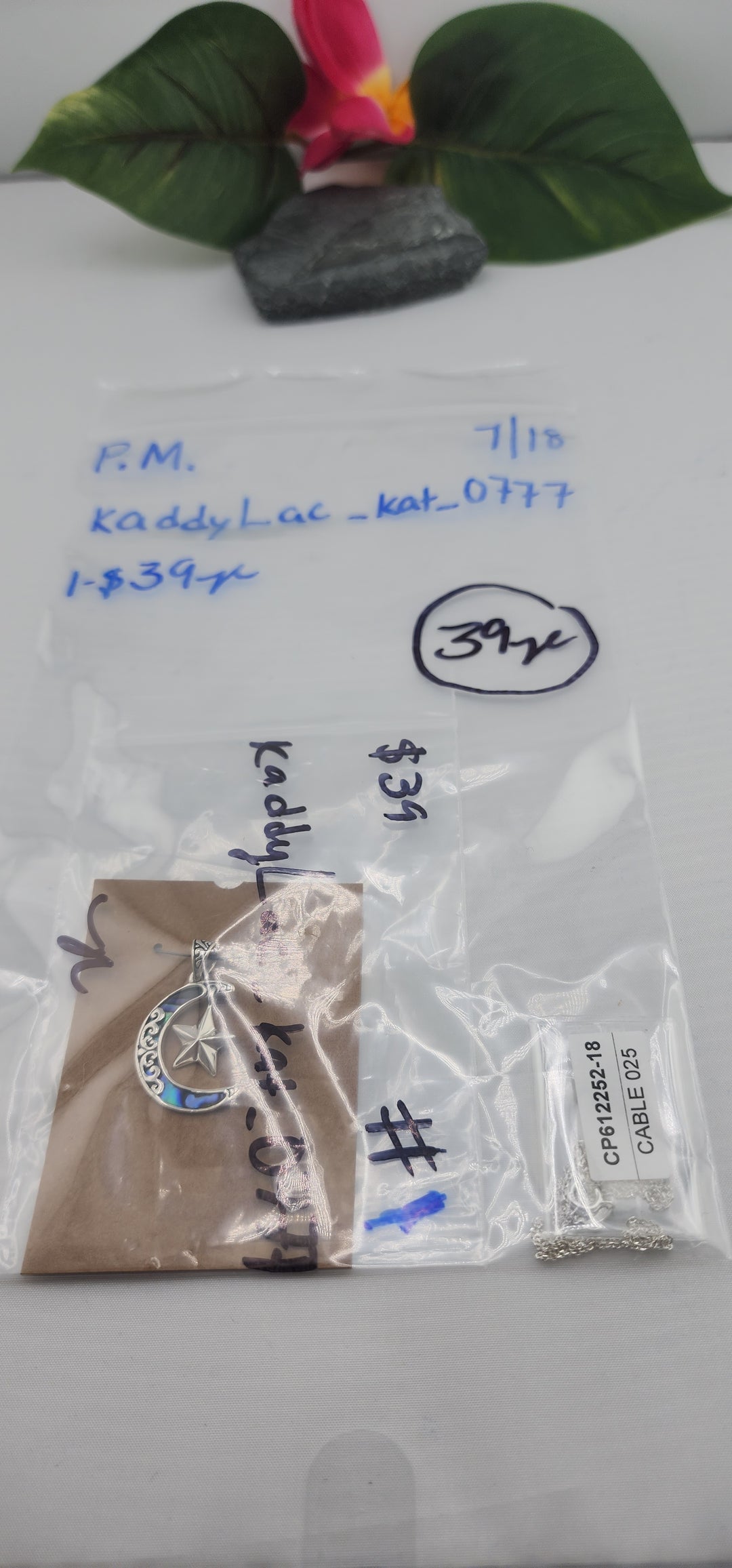 PM SHOW 48HR - RESERVED FOR: kaddyLac_ kat_0777 - 7/18/2025 FL tiktok Live Show - 1 Sterling Silver Items
