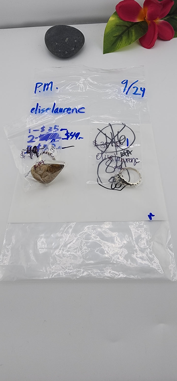 PM SHOW 48HR - RESERVED FOR: eliselaurenc - 9/24/2025 FL tiktok Live Show - 2 Sterling Silver Items