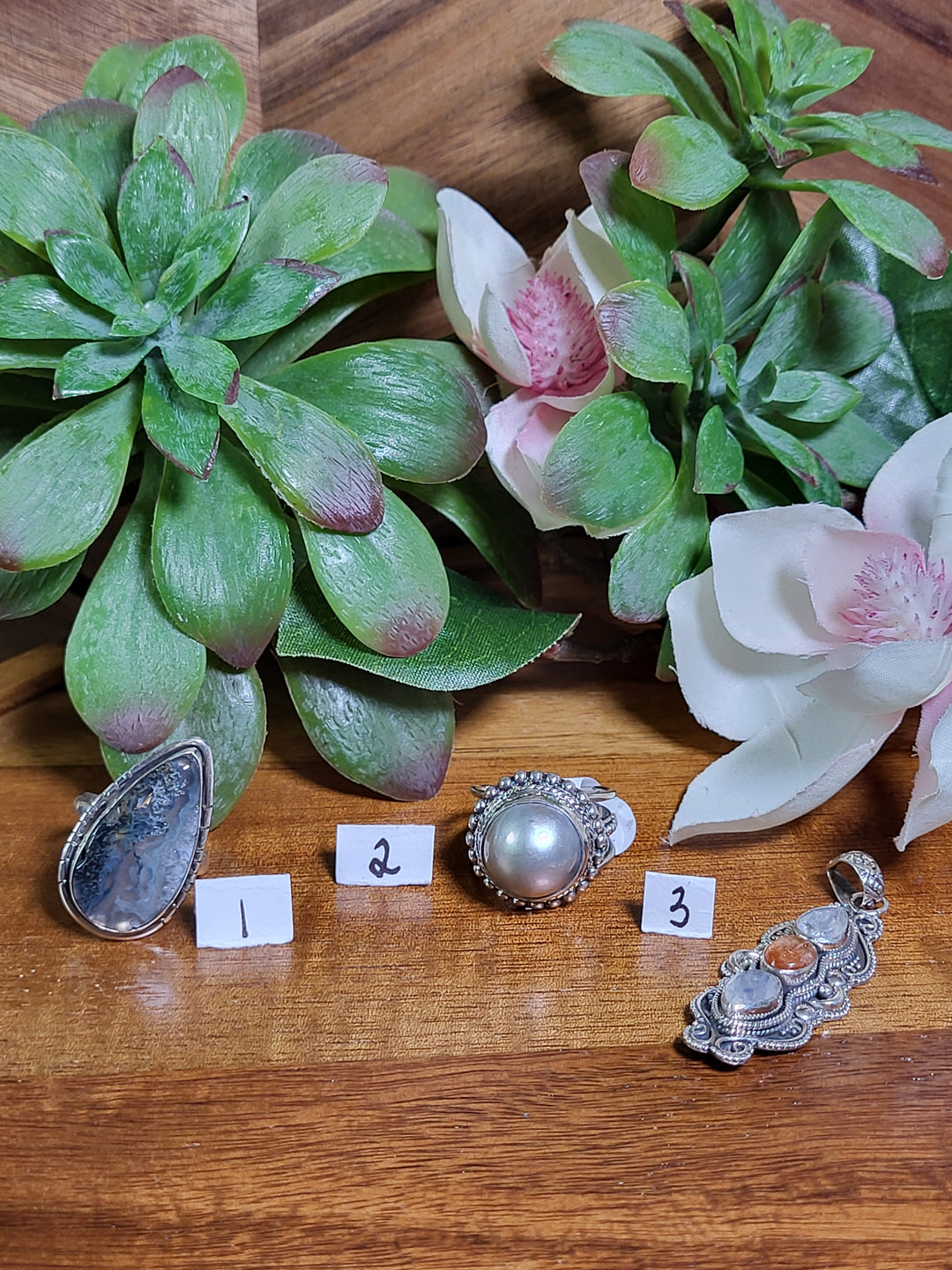 RESERVED FOR: Just. J 8/9/24- 3 Sterling Silver Items