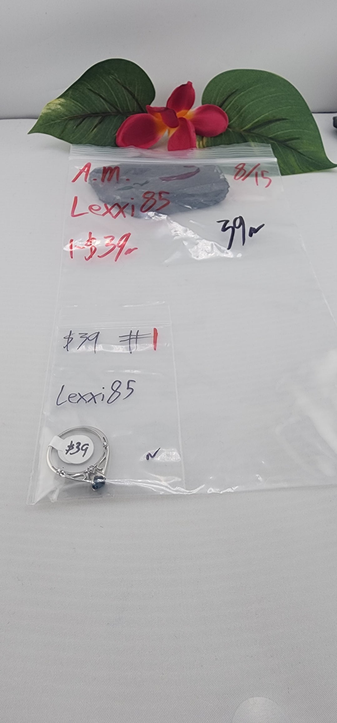 AM SHOW 48HR - RESERVED FOR: Lexxi85 - 8/15/2025 FL tiktok Live Show - 1 Sterling Silver Items