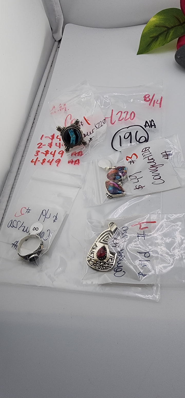 AM SHOW 48HR - RESERVED FOR: Cowgurl220 - 8/14/2025 FL tiktok Live Show - 4 Sterling Silver Items