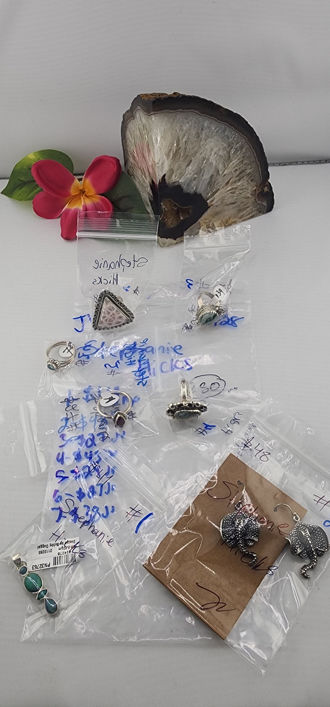 BF PM SHOW 48HR - RESERVED FOR: Stephanie Hicks  - 11/28/2025 tiktok Live Show -7 Sterling Silver Items