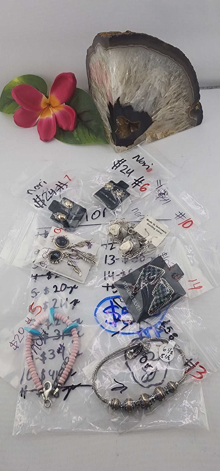 PM SHOW 48HR - RESERVED FOR: nori - 11/28/2025 tiktok Live Show - 7 Sterling Silver Items