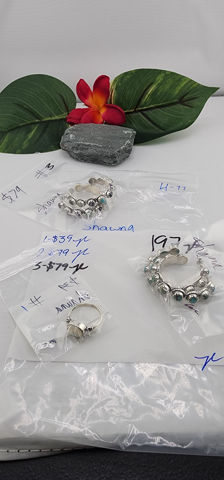 RESERVED FOR: shawna - 4/11/2025 The Collective Boutique App Live Show - 3 Sterling Silver Items