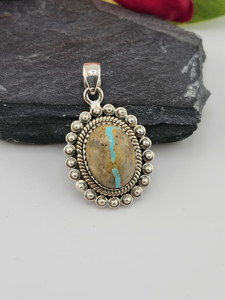 Royston Ribbon Turquoise Pendant