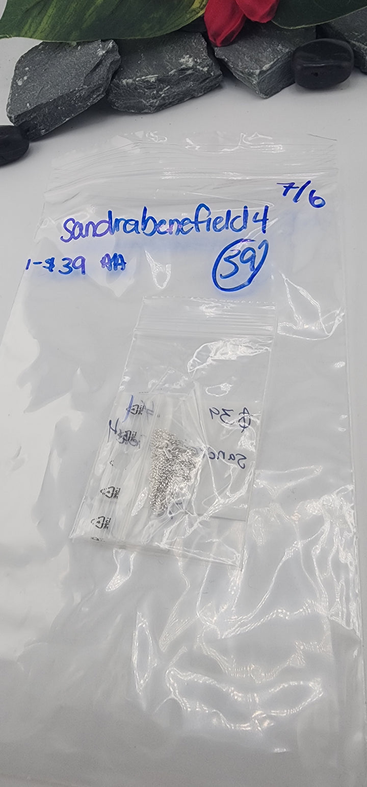 RESERVED FOR: sandrabenefield4 - 7/6/2025 tiktok Reservation Live Show -1 Sterling Silver Items