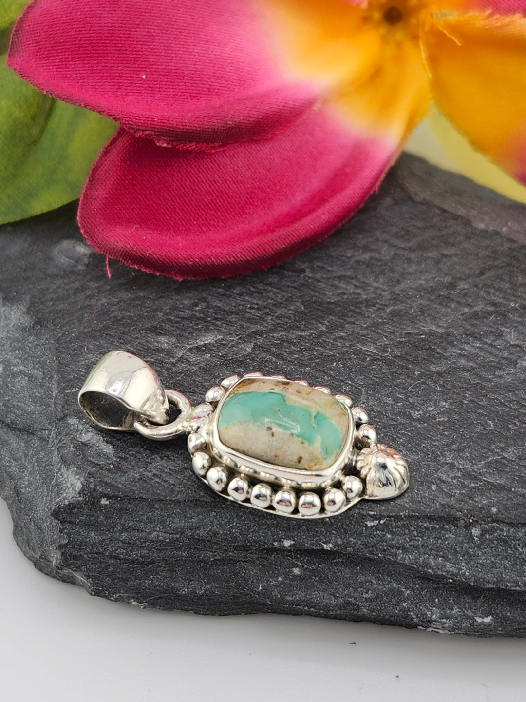 Royston Ribbon Turquoise Pendant