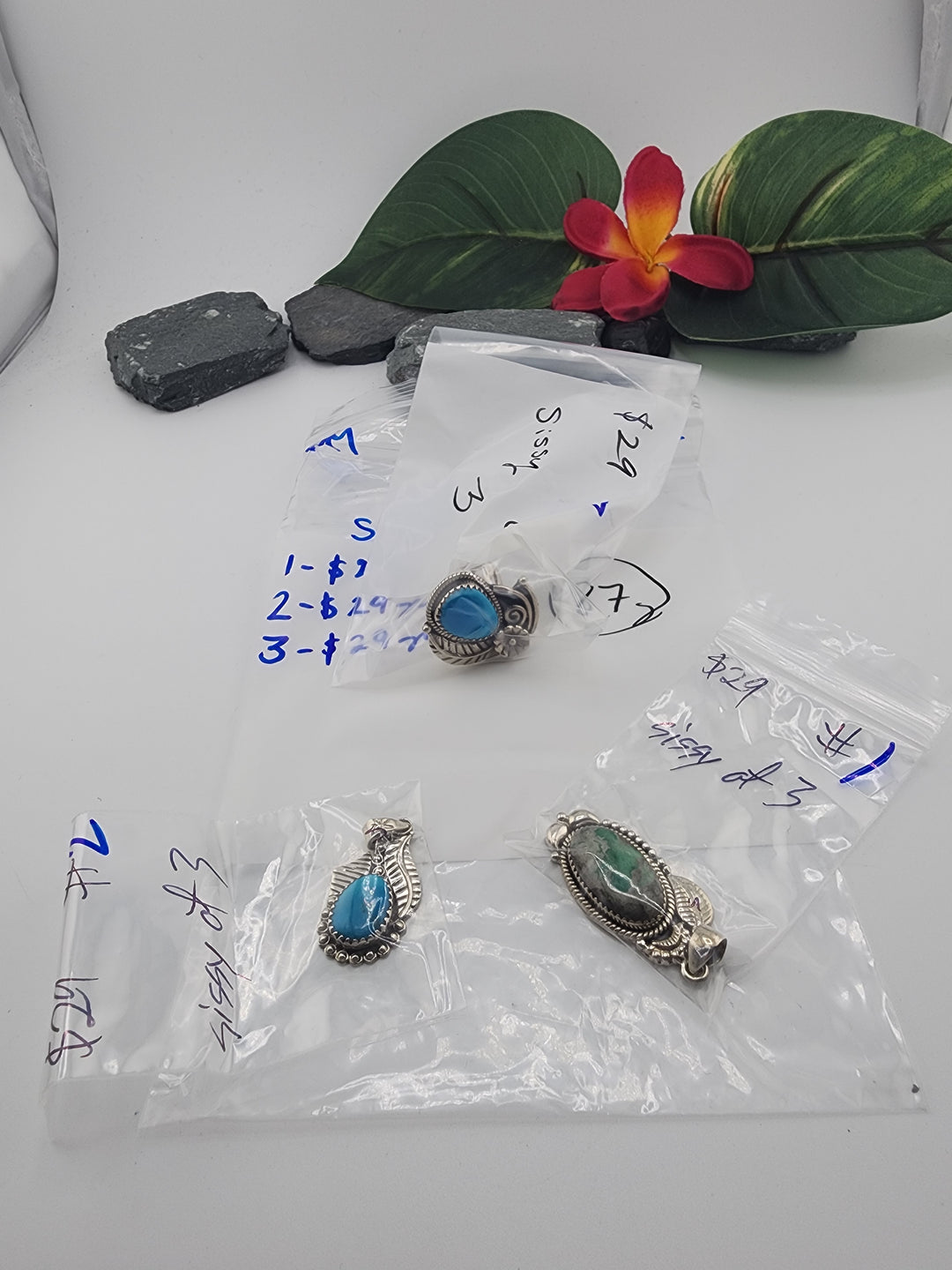 sissy of 3 - 4/12/26 PM - 3 925 Sterling Silver Items