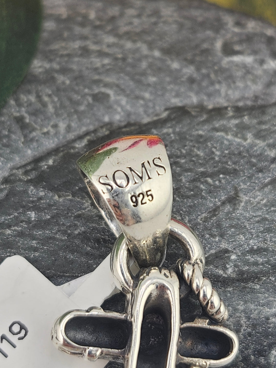 Designer SOMS 925 Sterling Silver Anchor Pendant