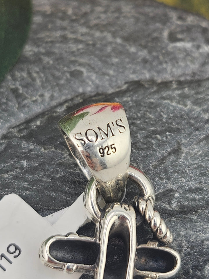 Designer SOMS 925 Sterling Silver Anchor Pendant
