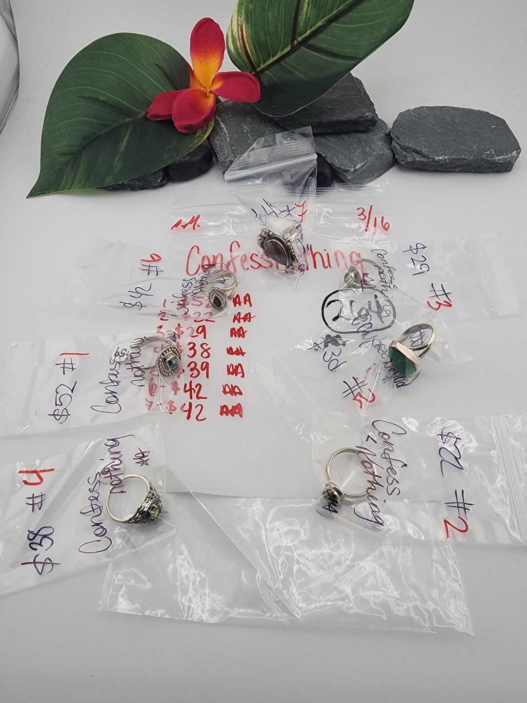 Confessnothing - 3.16.26 - 7 925 Sterling Silver Items
