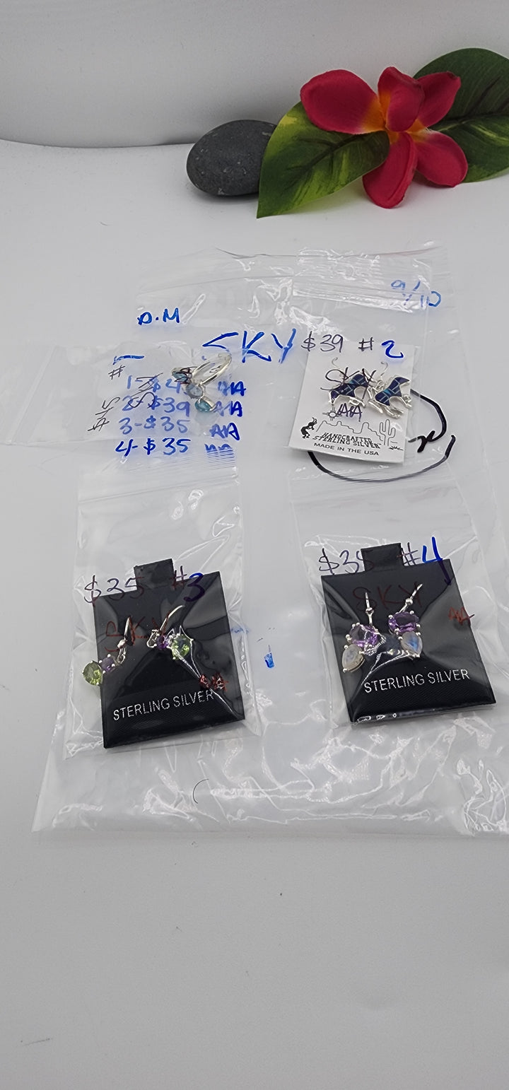 PM SHOW 48HR - RESERVED FOR: SKY - 9/10/2025 FL tiktok Live Show - 4 Sterling Silver Items
