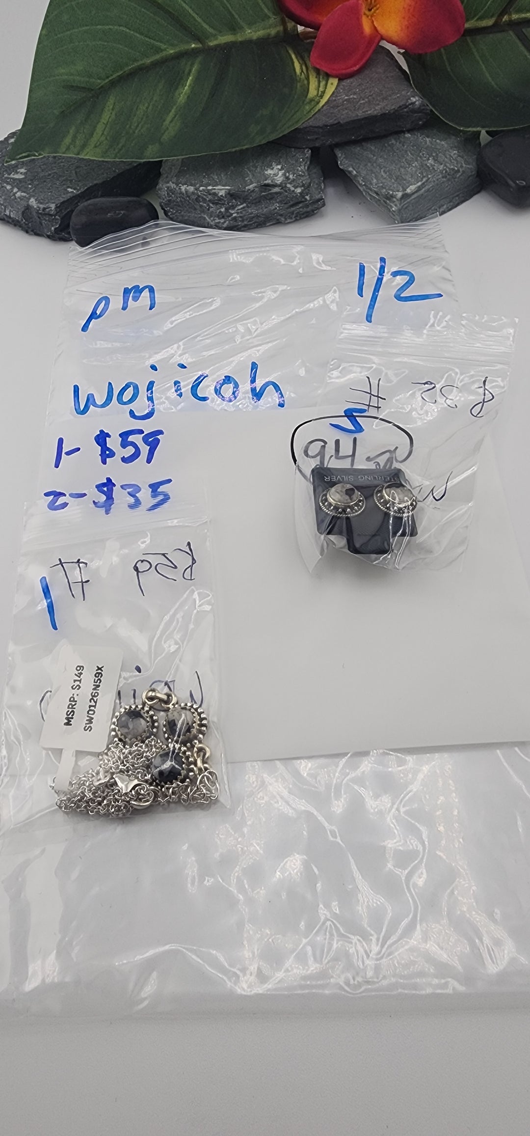 PM SHOW 48HR - RESERVED FOR: wojicoh - 1/2/2026 tiktok Live Show - 2 Sterling Silver Items