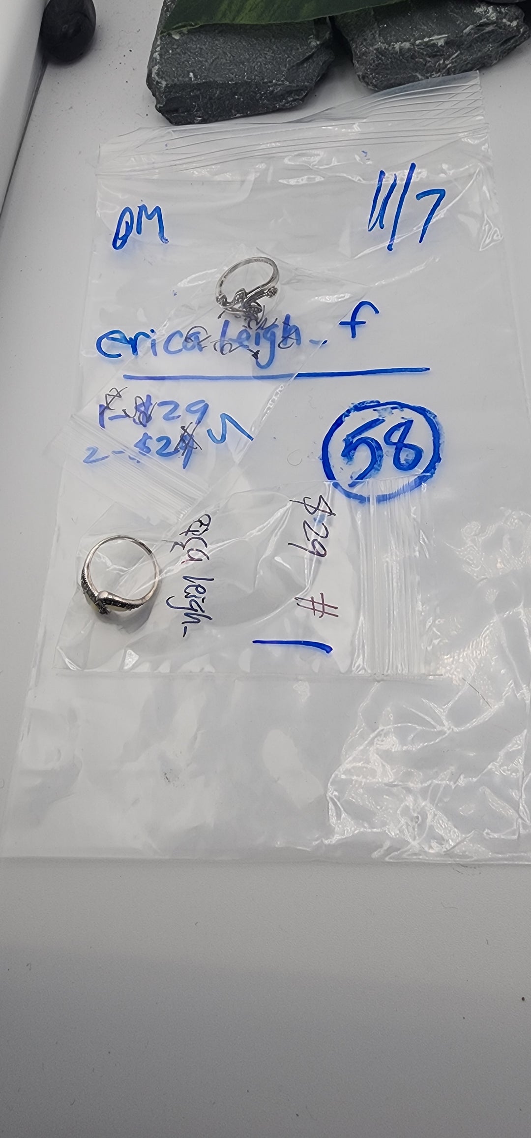 PM SHOW 48HR - RESERVED FOR: ericaleigh_f - 11/7/2025 tiktok Live Show - 2 Sterling Silver Items
