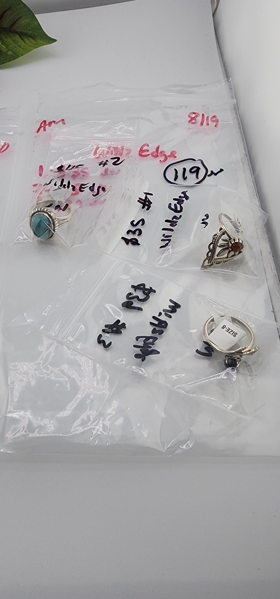 AM SHOW 48HR - RESERVED FOR:  WildzEdge- 8/19/2025 FL tiktok Live Show -3 Sterling Silver Items